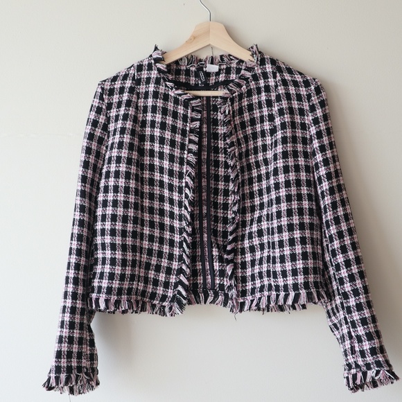 H&M Tweed Cropped Blazer - Picture 4 of 7